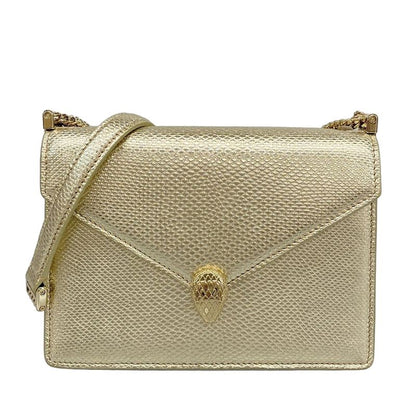 Bvlgari Shoulder Bag Serpenti Forever Gold Chain Shoulder Leather