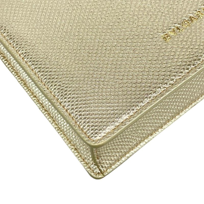 Bvlgari Shoulder Bag Serpenti Forever Gold Chain Shoulder Leather