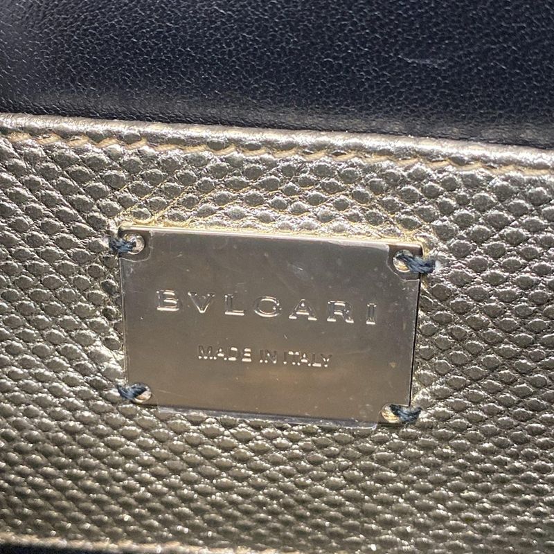 Bvlgari Shoulder Bag Serpenti Forever Gold Chain Shoulder Leather