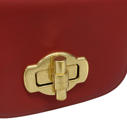 Prada Handbag - 1bd239 Red Turnlock