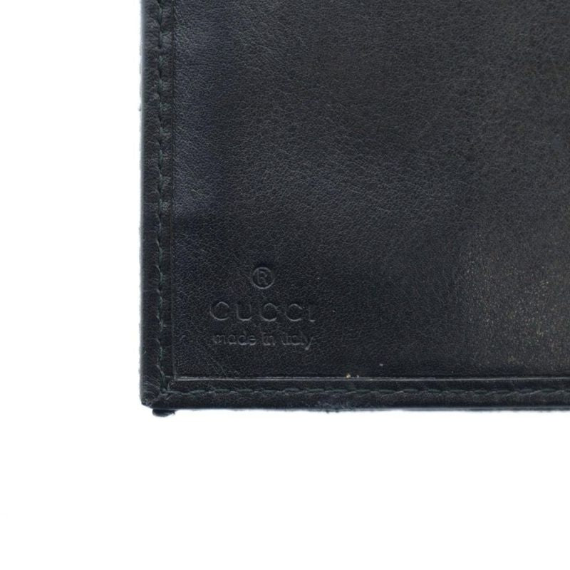 Gucci Long Wallet Logo GG Canvas Leather Black - GY11 MQ - OH