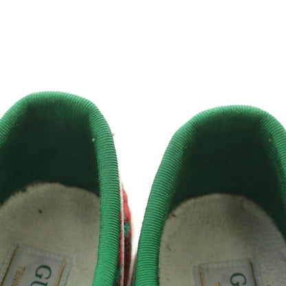 Gucci Tennis 1977 Sneakers Canvas Low Cut Staggered Plover Sherry Line Total GG