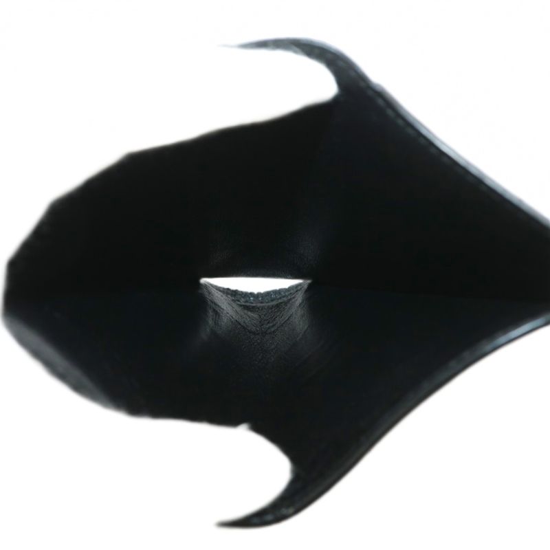 Balenciaga 694166 Wallet Fold Leather Logo Black XZ - OH - GY11