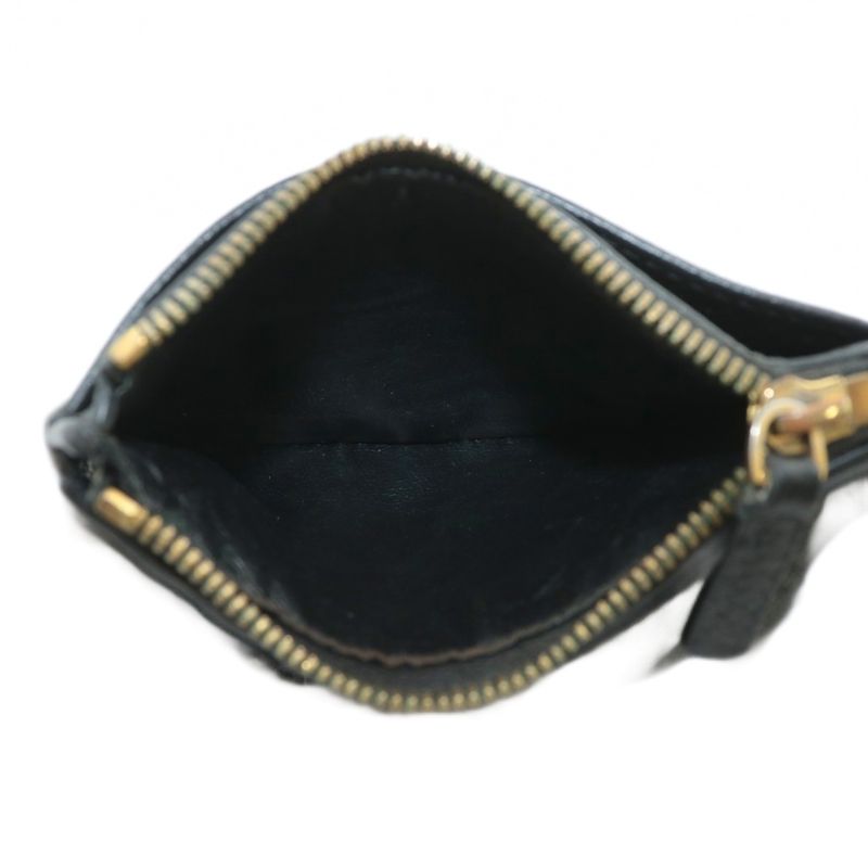 Balenciaga 694166 Wallet Fold Leather Logo Black XZ - OH - GY11