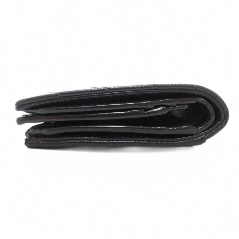 Yves Saint Laurent YVES Saint Laurent Cassandra Fold Wallet Logo V Stitching