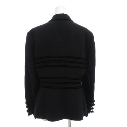 Fendi Tailored Jacket 46 Fully Lined Unvented Black Black AE - GY18