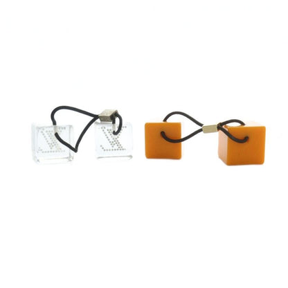 Louis Vuitton Hair Cube Hair Tie Accessories Hair Elastic Logo Dice Shape