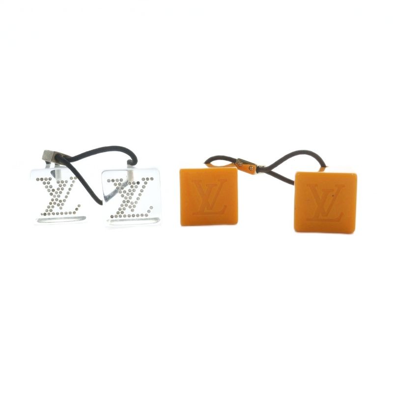 Louis Vuitton Hair Cube Hair Tie Accessories Hair Elastic Logo Dice Shape