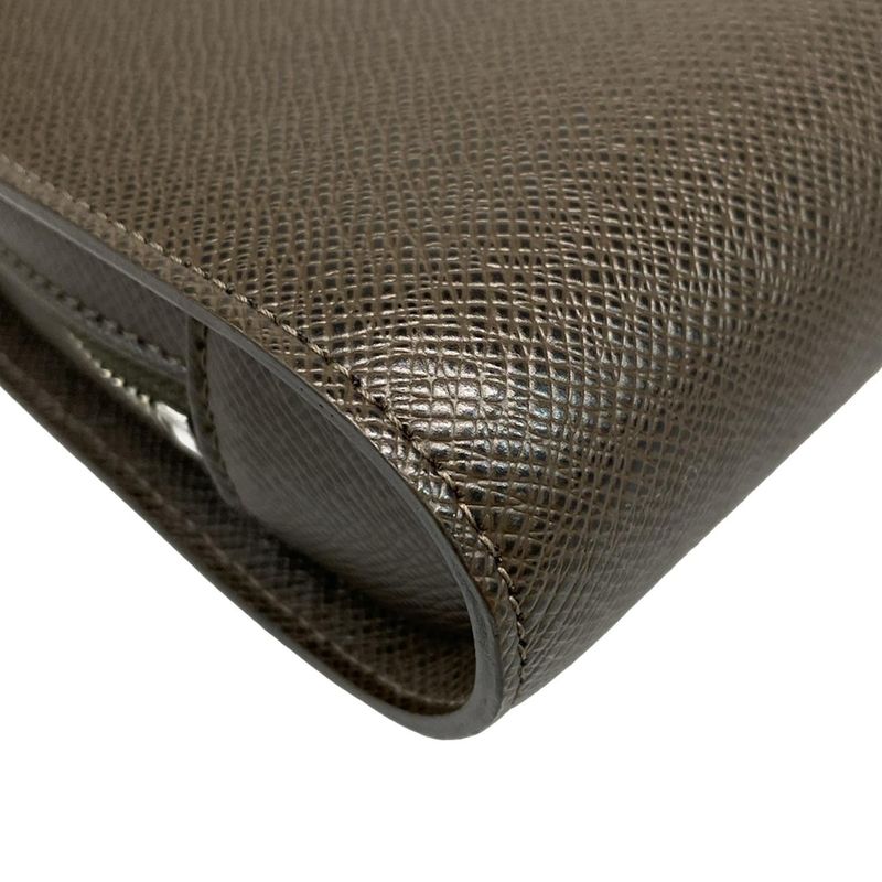 Louis Vuitton Taiga Baikal Second Bag M30188 Grizzly Leather