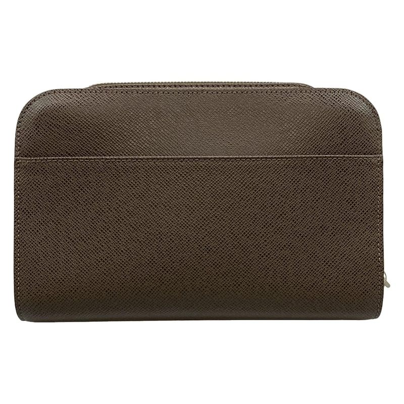 Louis Vuitton Taiga Baikal Second Bag M30188 Grizzly Leather