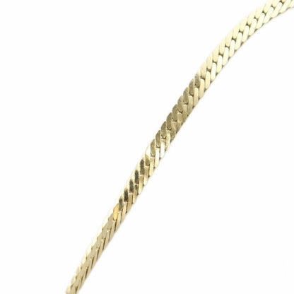 Christian DIOR Necklace Accessories Pendant Rhinestone Logo Gold Color - GY17