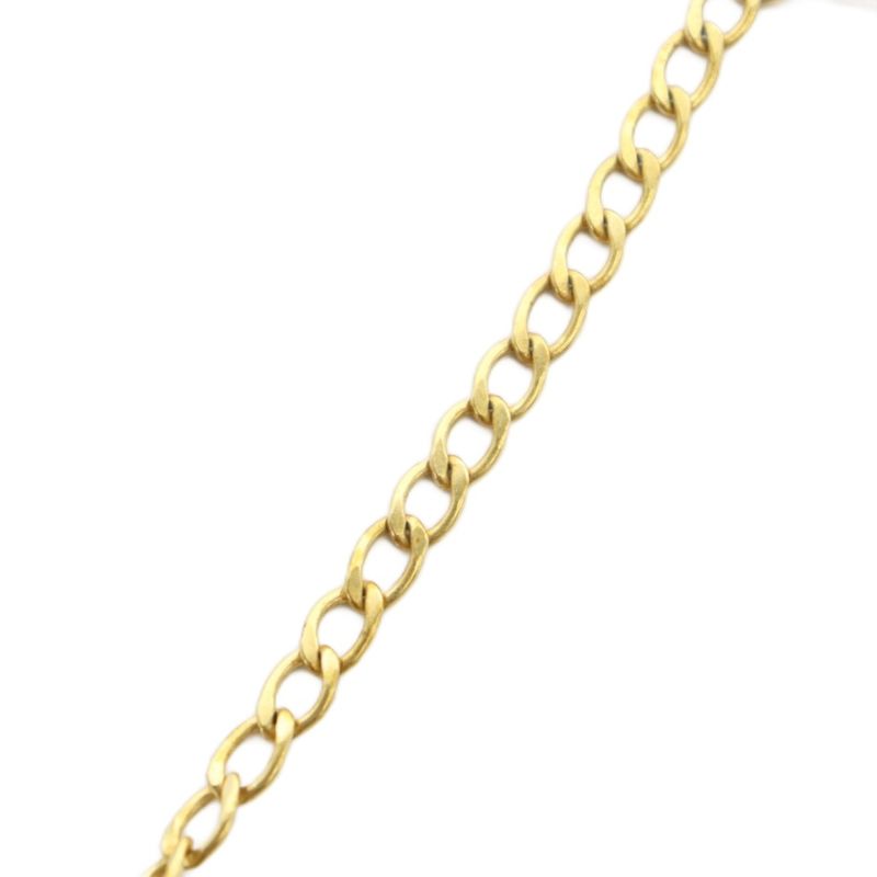 Christian DIOR CD Logo Necklace Accessories Pendant GP Gold Color Gold - GY18