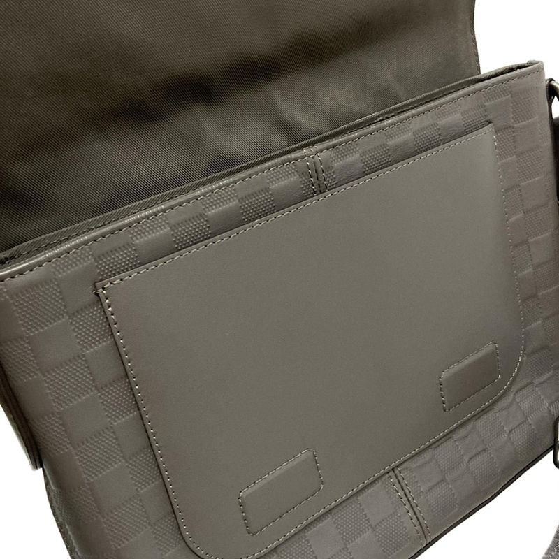 Louis Vuitton Shoulder Bag Damier Infini District PM N41485 Grani