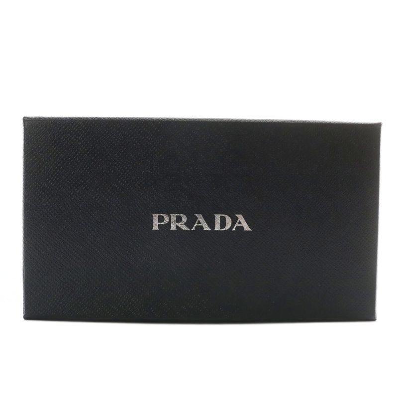 Prada Long Wallet Fold Saffiano Leather Logo Gold Hardware Black Xz-oh-gy18