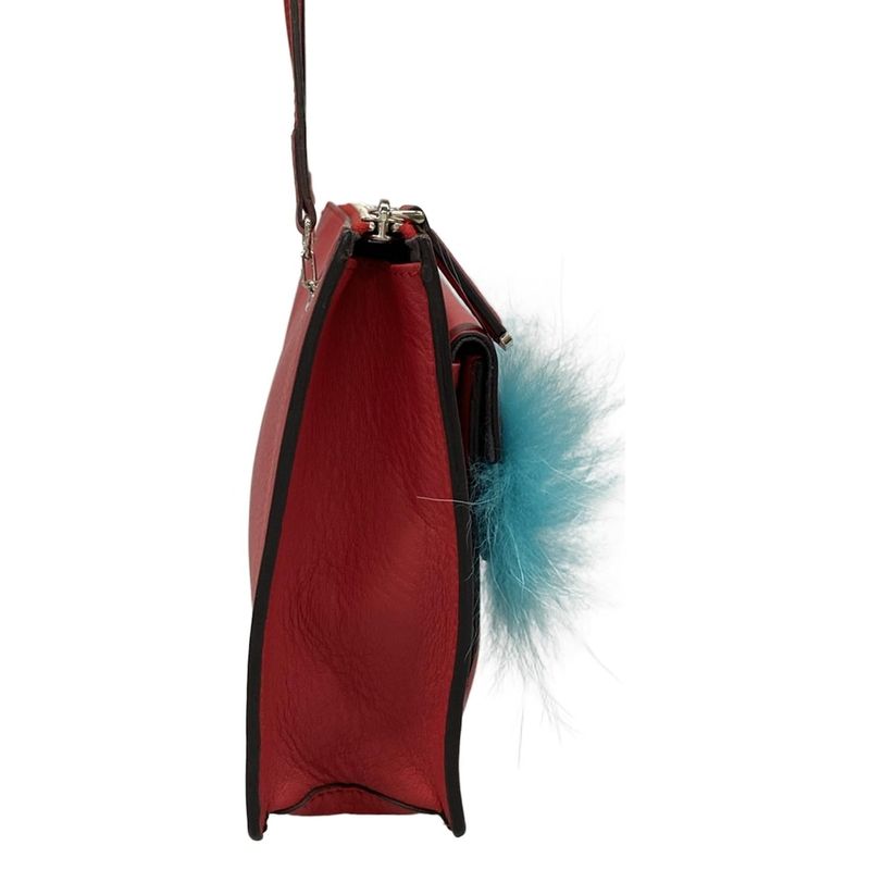 Fendi Shoulder Bag Toujours 8m0369 Red X Light Blue X Purple Bag Bugs Monster