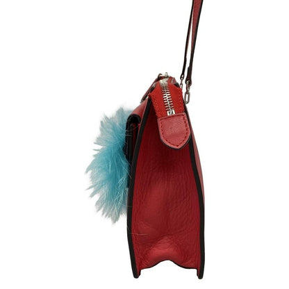 Fendi Shoulder Bag Toujours 8m0369 Red X Light Blue X Purple Bag Bugs Monster