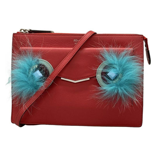 Fendi Shoulder Bag Toujours 8m0369 Red X Light Blue X Purple Bag Bugs Monster
