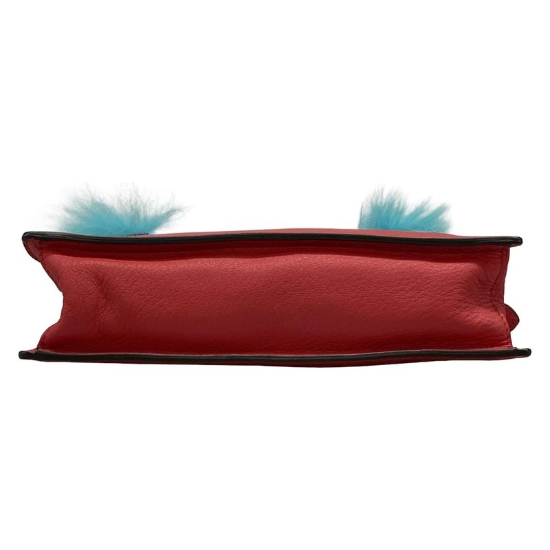 Fendi Shoulder Bag Toujours 8m0369 Red X Light Blue X Purple Bag Bugs Monster