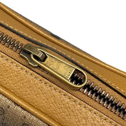 Gucci Shoulder Bag Ebony Mini GG Supreme Shoulder Bag 602536 Brown X Dark Brown