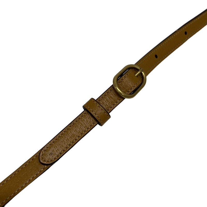 Gucci Shoulder Bag Ebony Mini GG Supreme Shoulder Bag 602536 Brown X Dark Brown