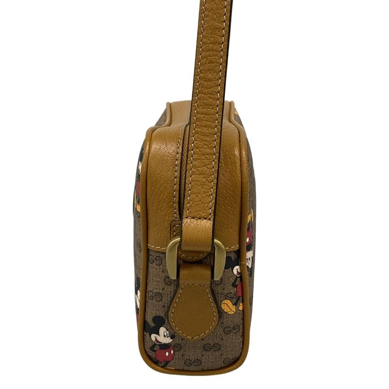 Gucci Shoulder Bag Ebony Mini GG Supreme Shoulder Bag 602536 Brown X Dark Brown