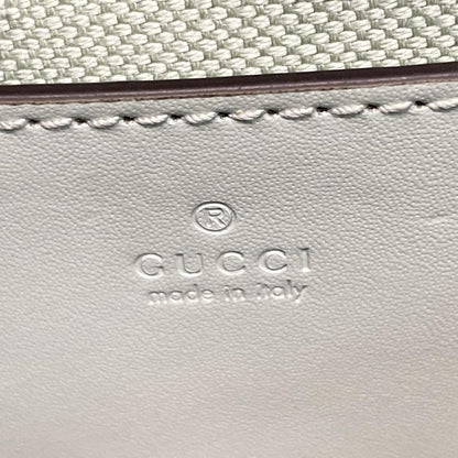 Gucci Shoulder Bag GG Supermini Leather Shoulder Bag 772794 Pale Green Leather