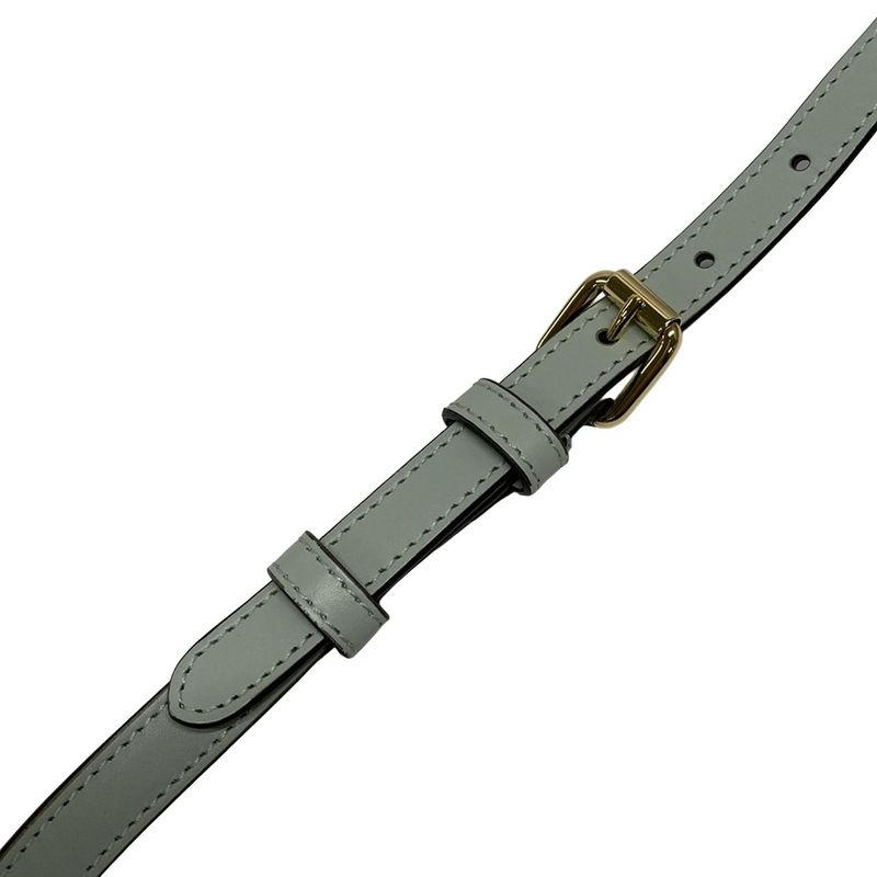 Gucci Shoulder Bag GG Supermini Leather Shoulder Bag 772794 Pale Green Leather