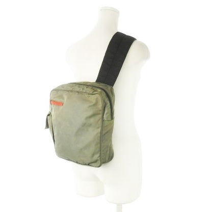 Prada Sport 99SS Archive Body Bag Shoulder Bag Crossbody Nylon Green Khaki C18K
