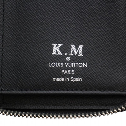 Louis Vuitton Damier Graphite Pixel Zippy Wallet Vertical Long Wallet Round