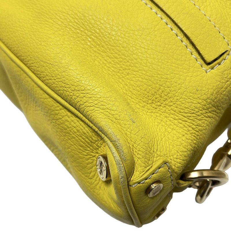 Celine Shoulder Bag - Yellow Leather