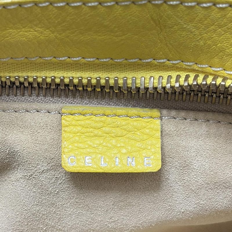 Celine Shoulder Bag - Yellow Leather