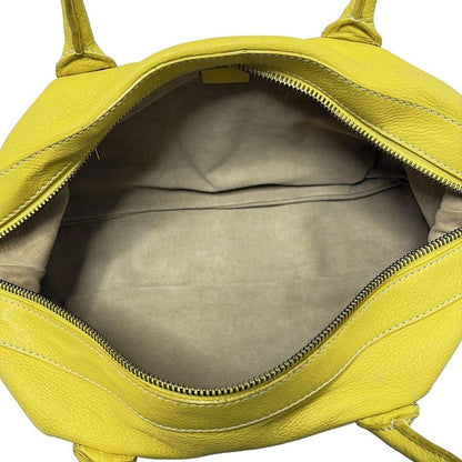 Celine Shoulder Bag - Yellow Leather