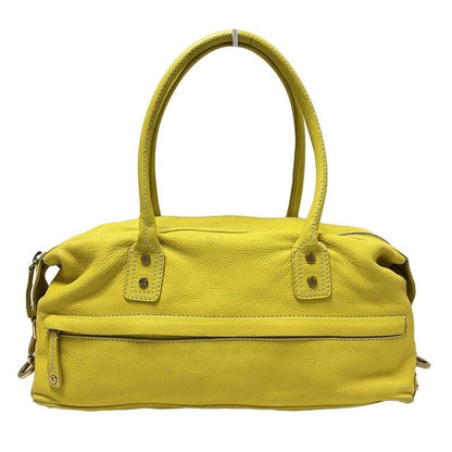 Celine Shoulder Bag - Yellow Leather