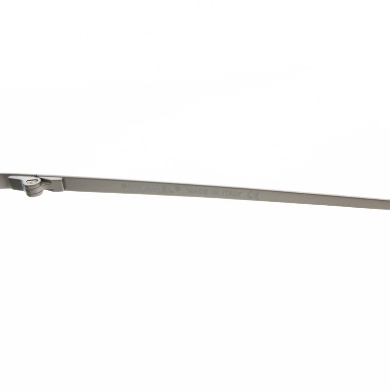 Chanel 4003 Sunglasses Oval Rimless Coco Mark 53 Mouth 19 130 Dark Green C.103