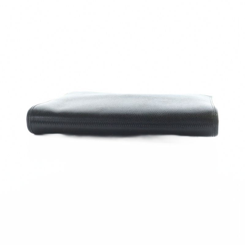 Christian DIOR Vintage Chain Shoulder Bag Clutch Diagonal Flap Leather Logo