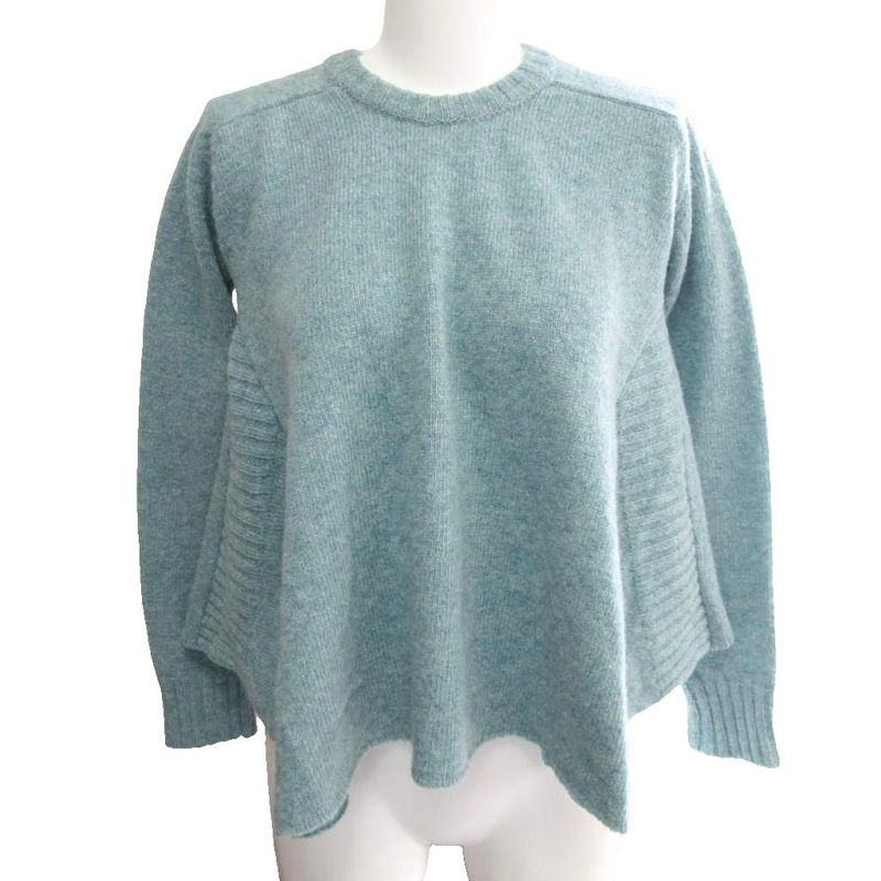 Balenciaga 03AW Nicolas Period Modified Design Knit Sweater Open Back Wool Long