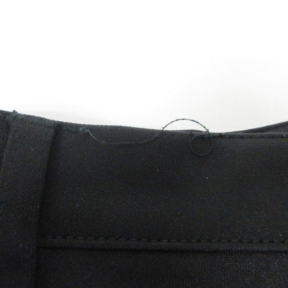 Fendi Jeans Nylon Skinny Pants Stretch Logo Button 27 Black Ibo84