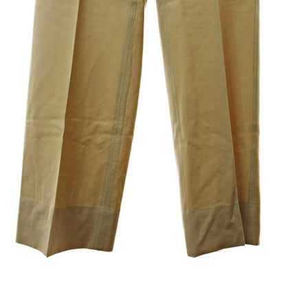 Yves Saint Laurent YVES Saint Laurent Wool Pants Slacks 73 Beige 1118 Ibo84