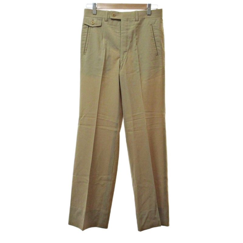 Yves Saint Laurent YVES Saint Laurent Wool Pants Slacks 73 Beige 1118 Ibo84