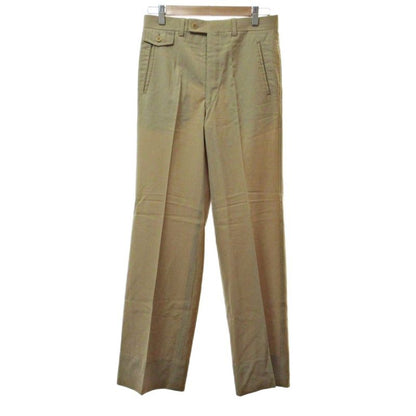 Yves Saint Laurent YVES Saint Laurent Wool Pants Slacks 73 Beige 1118 Ibo84