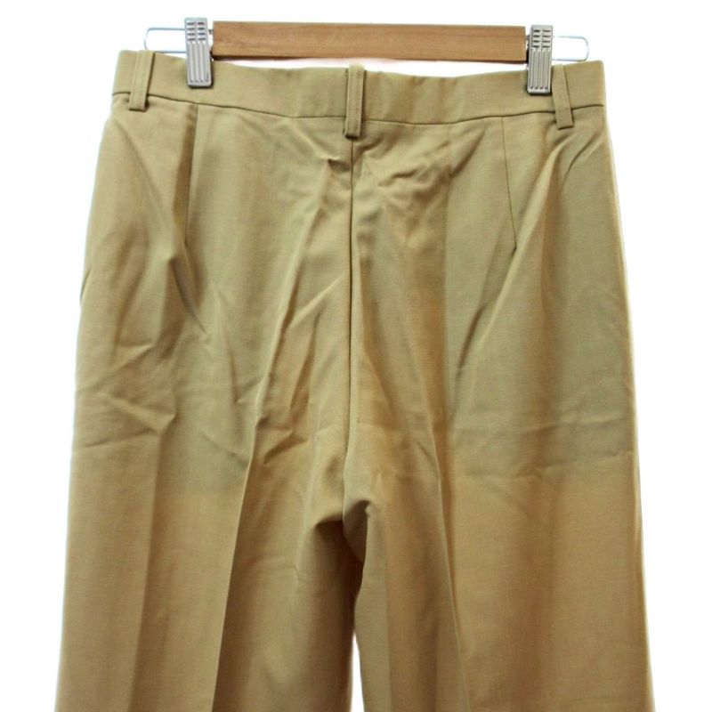 Yves Saint Laurent YVES Saint Laurent Wool Pants Slacks 73 Beige 1118 Ibo84