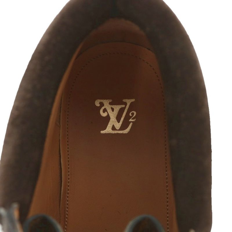 Louis Vuitton X NIGO Monogram LV Mod Line Chukka Boots Ankle Boots PVC Leather