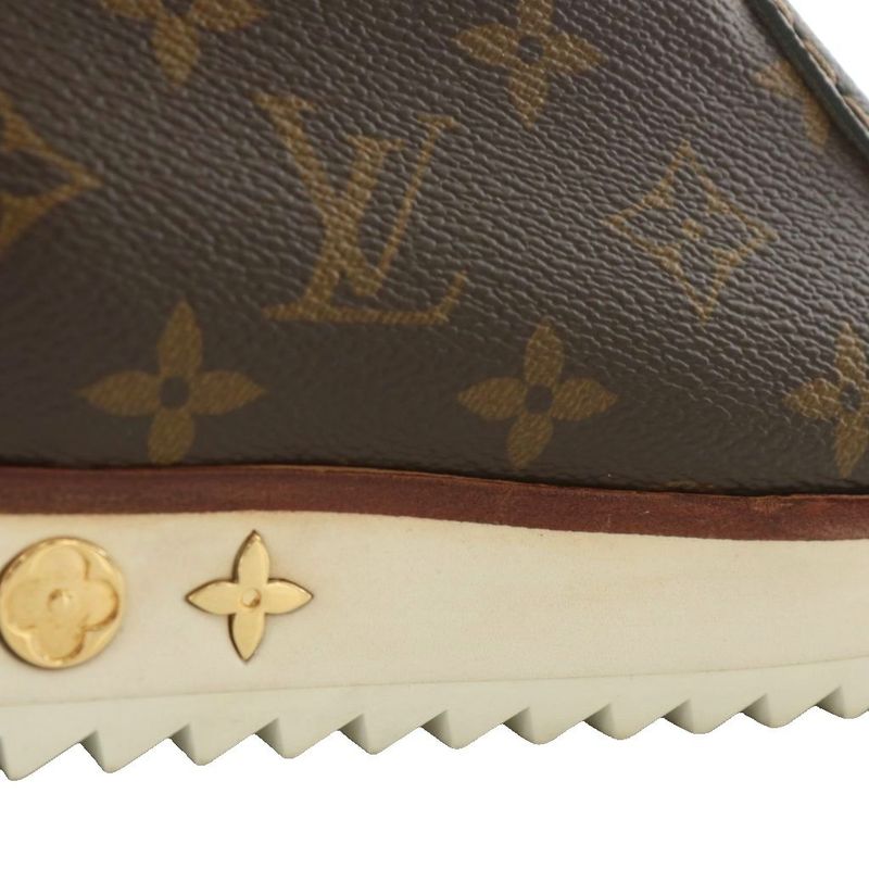 Louis Vuitton X NIGO Monogram LV Mod Line Chukka Boots Ankle Boots PVC Leather