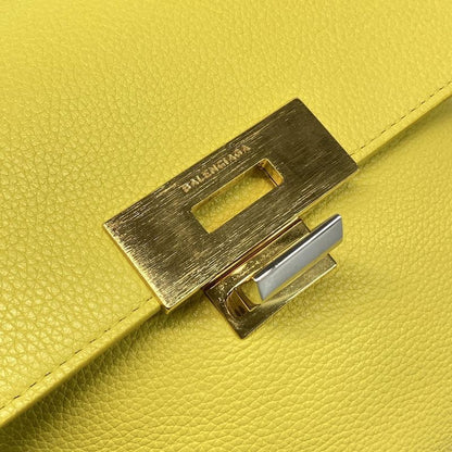 Balenciaga Rudis 391571 Yellow Leather Handbag