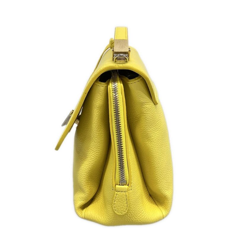 Balenciaga Rudis 391571 Yellow Leather Handbag