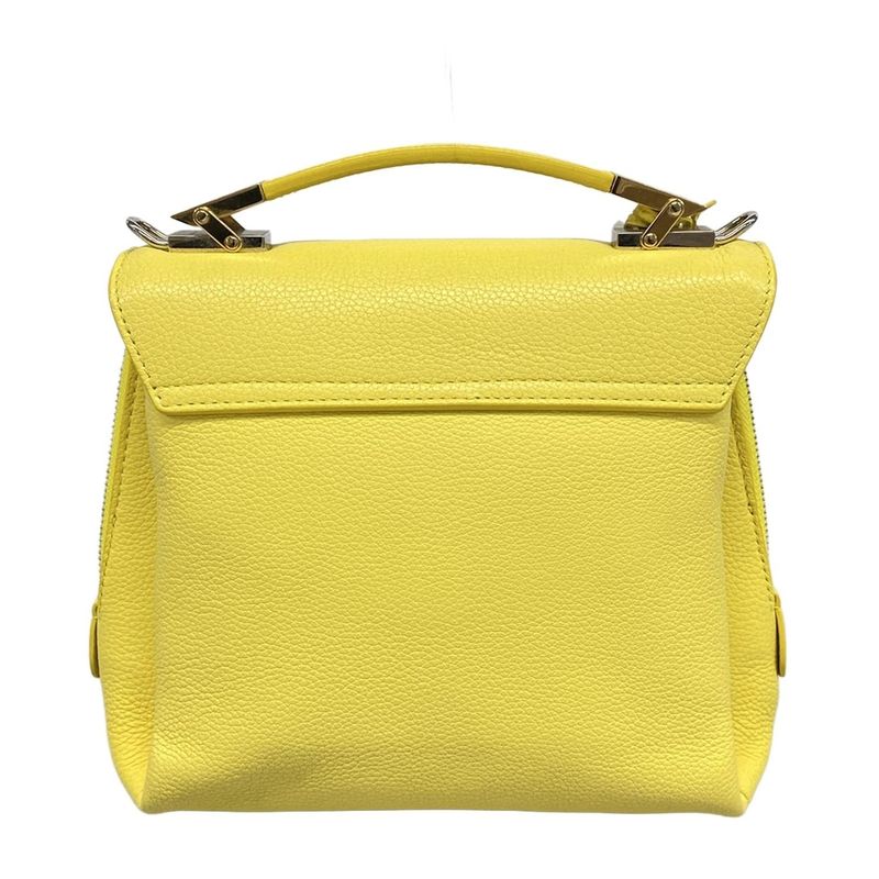 Balenciaga Rudis 391571 Yellow Leather Handbag
