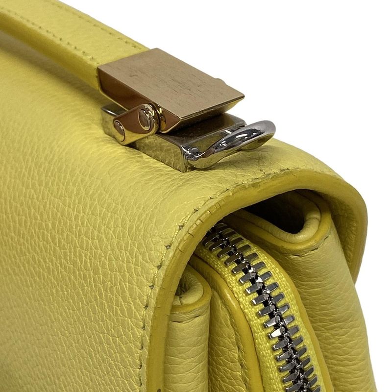 Balenciaga Rudis 391571 Yellow Leather Handbag