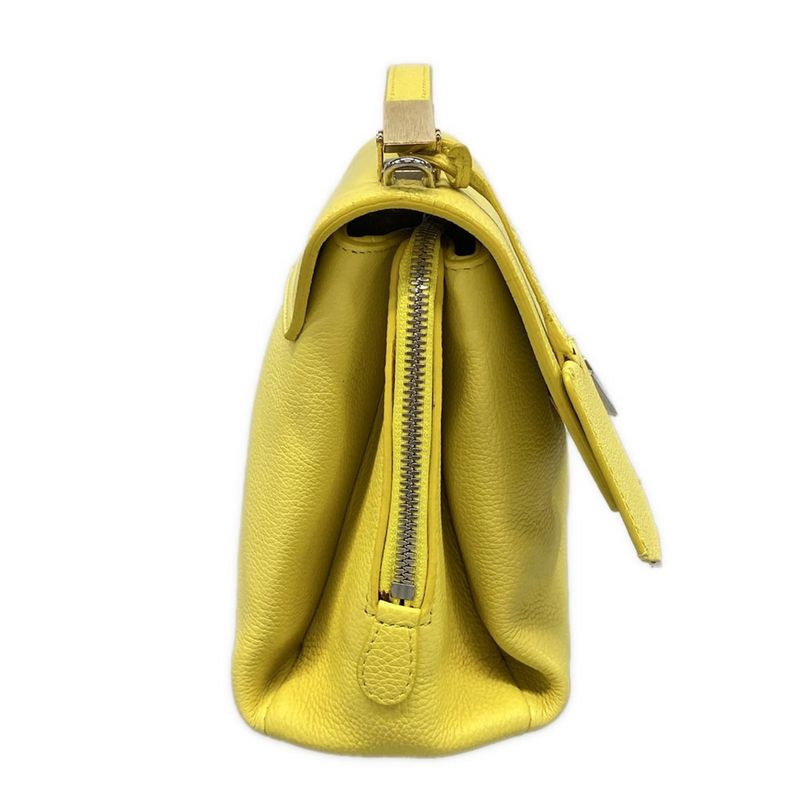 Balenciaga Rudis 391571 Yellow Leather Handbag