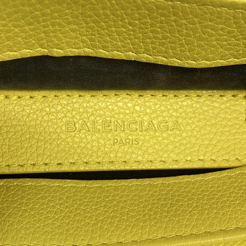 Balenciaga Rudis 391571 Yellow Leather Handbag