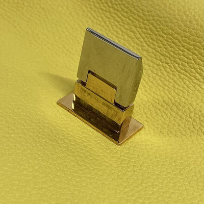 Balenciaga Rudis 391571 Yellow Leather Handbag